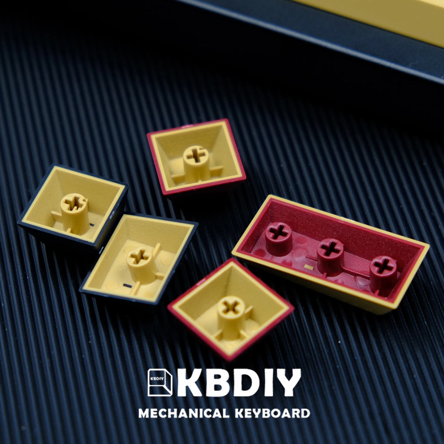 KBDiy 171 Keys/Set Cherry Profile GMK Keycap GMK Red Samurai Custom PBT Keycaps for Mechanical Keyboard ISO Keys Cap MX Switches